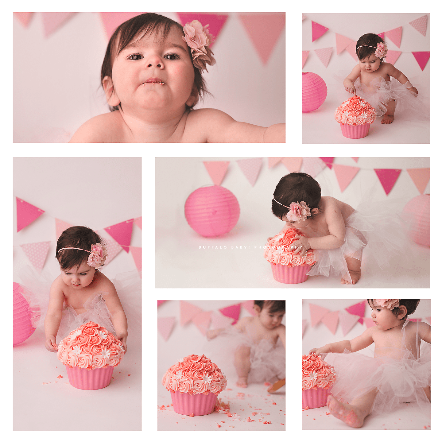 first birthday and cake smash